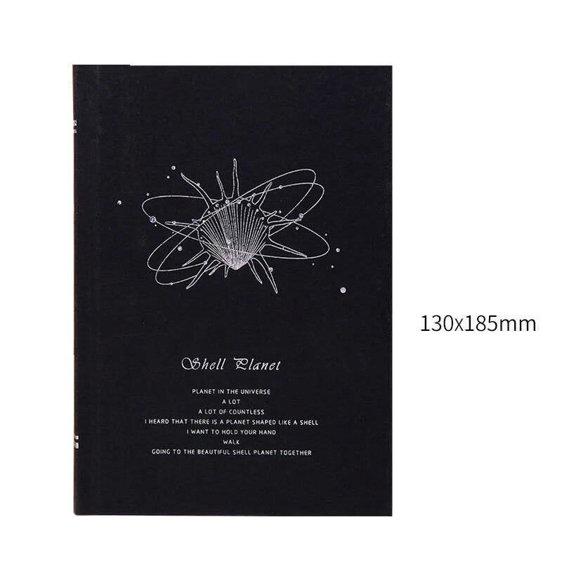 Shell Planet Series Black Cover Journal