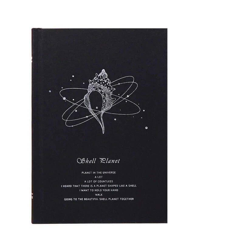 Shell Planet Series Black Cover Journal