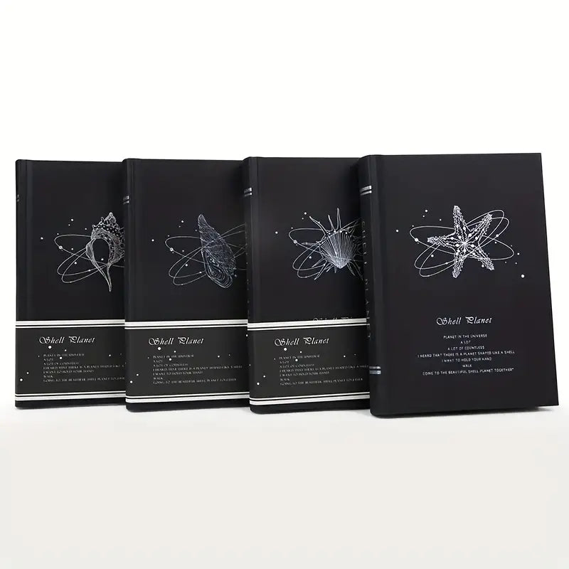 Shell Planet Series Black Cover Journal