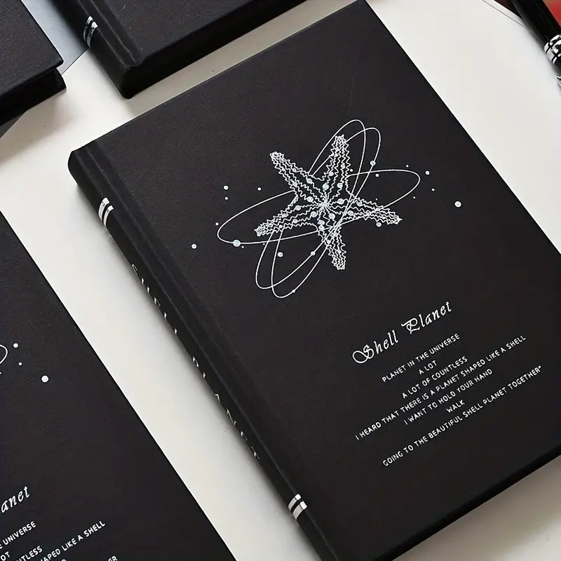 Shell Planet Series Black Cover Journal