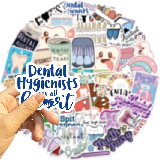 Cartoon Dental Stickers Pack