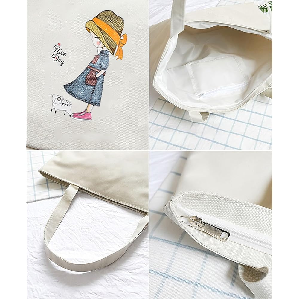 Soft Canvas Large Capacity Shoulder Bag