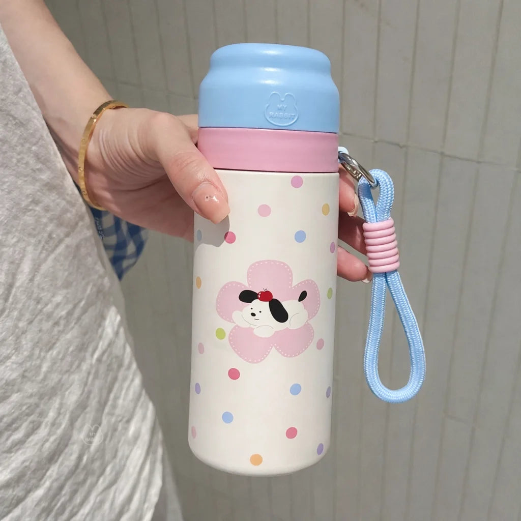 Soothing Colors Cute Steel Thermos Water Cups