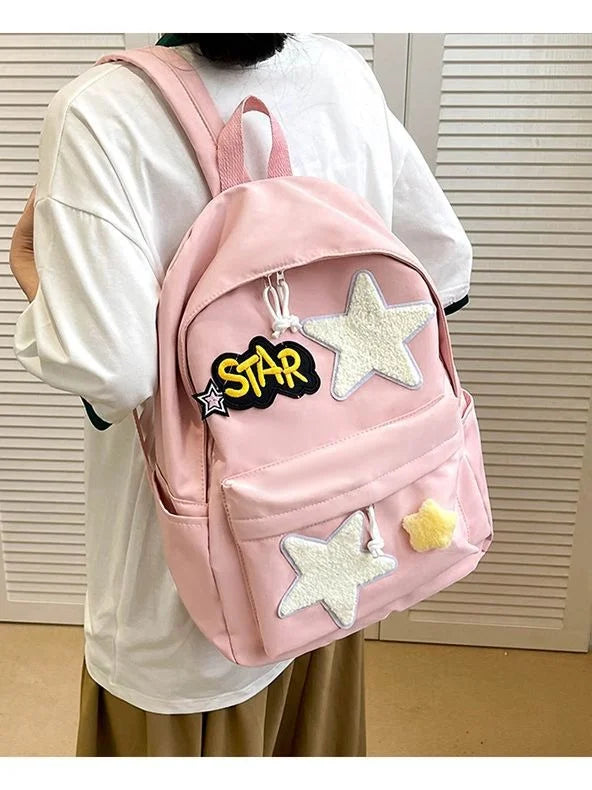 Stars Embroidered Backpack