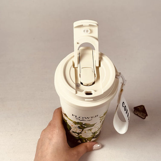 Sunflower Double Drink Coffee Tumbler