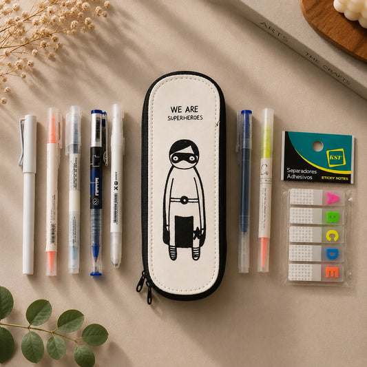 Superhero Case Stationery Bundle