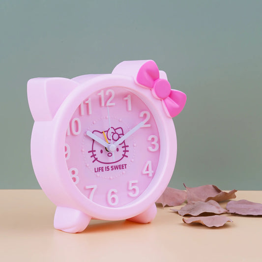 Sweet Hellokitty Desk Clock with Alarm