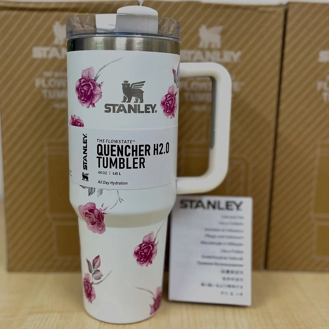 THE QUENCHER H2.0 FLOWSTATE™ TUMBLER - White Roses