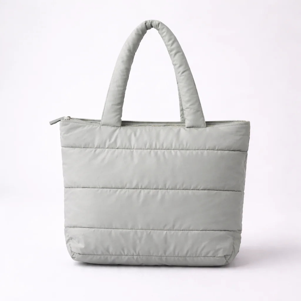 Teal Puffer Shoulder Bag