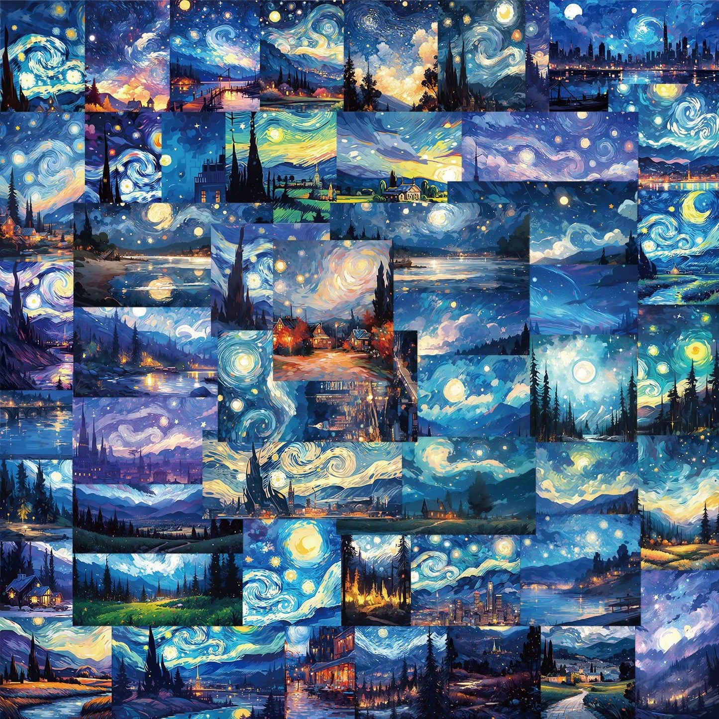 Van Gogh's Art Sky Series