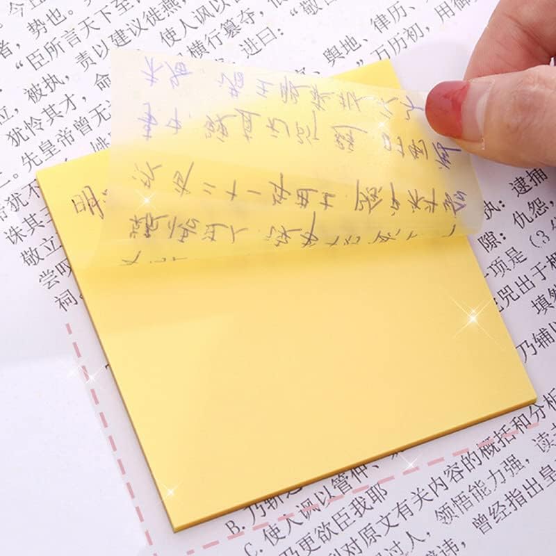 Pastel Color Transparent Sticky Notes