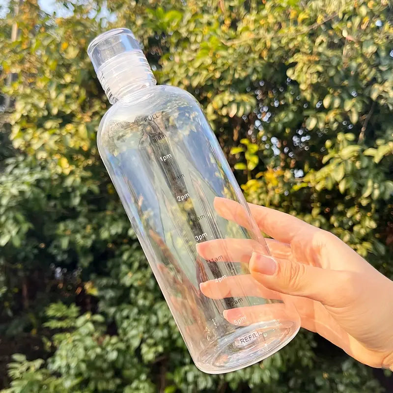 Transparent Plastic Water Bottle