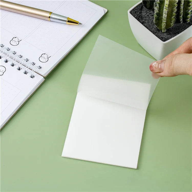 Transparent White Sticky Notes