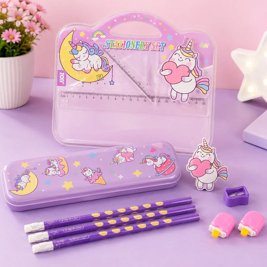 Unicorn Stationery Gift Pack - Purple