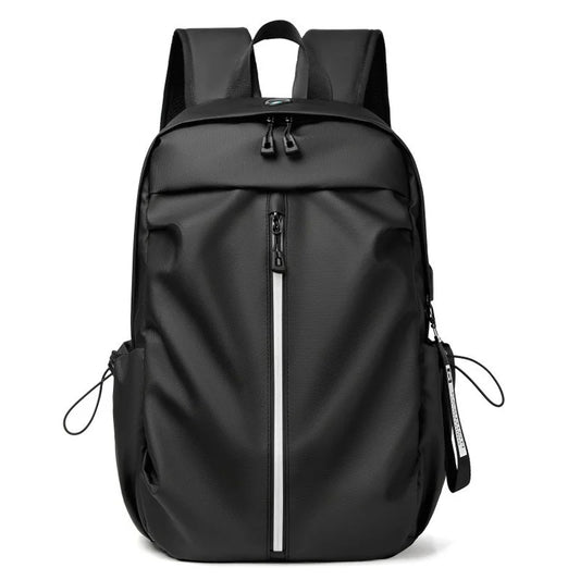 Executive Black Slim Laptop Backpack - Lightweight & Durable