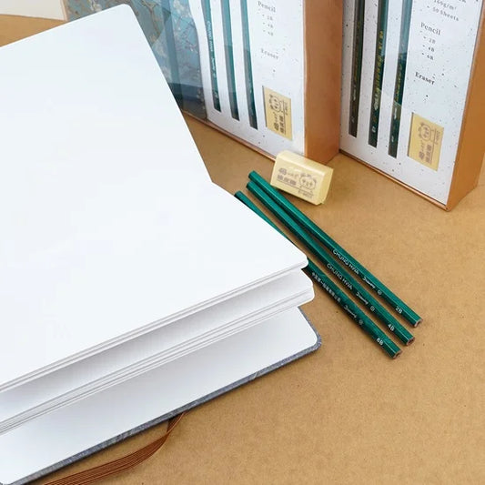 Van Gogh Art Cover Sketchbook & Painting Gift Set