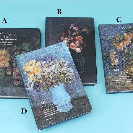 Van Gogh Art Flower Celebration Notebook And Planner