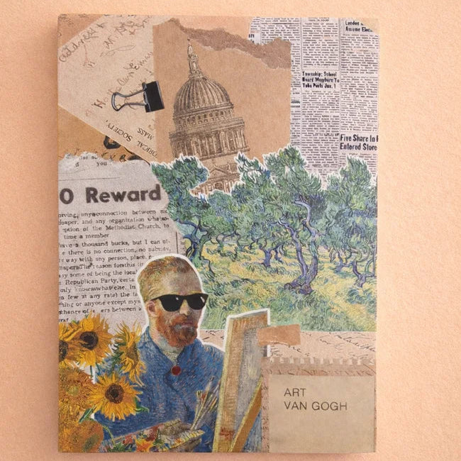 Van Gogh Retro College Soft Cover Sketchbook
