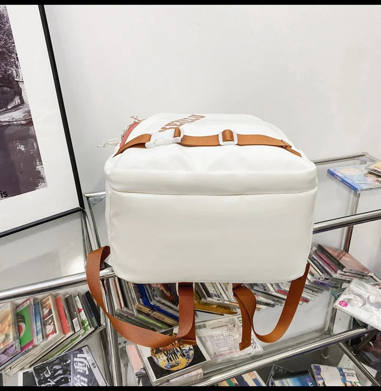 Versatile Leisure Hong Kong Style Schoolbags and Backpack