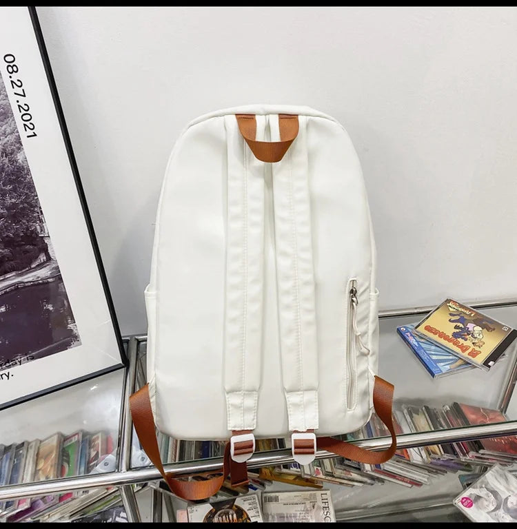 Versatile Leisure Hong Kong Style Schoolbags and Backpack