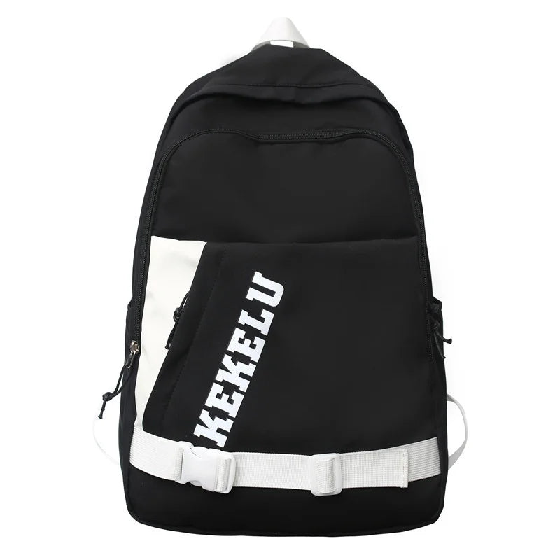 Versatile Leisure Hong Kong Style Schoolbags and Backpack