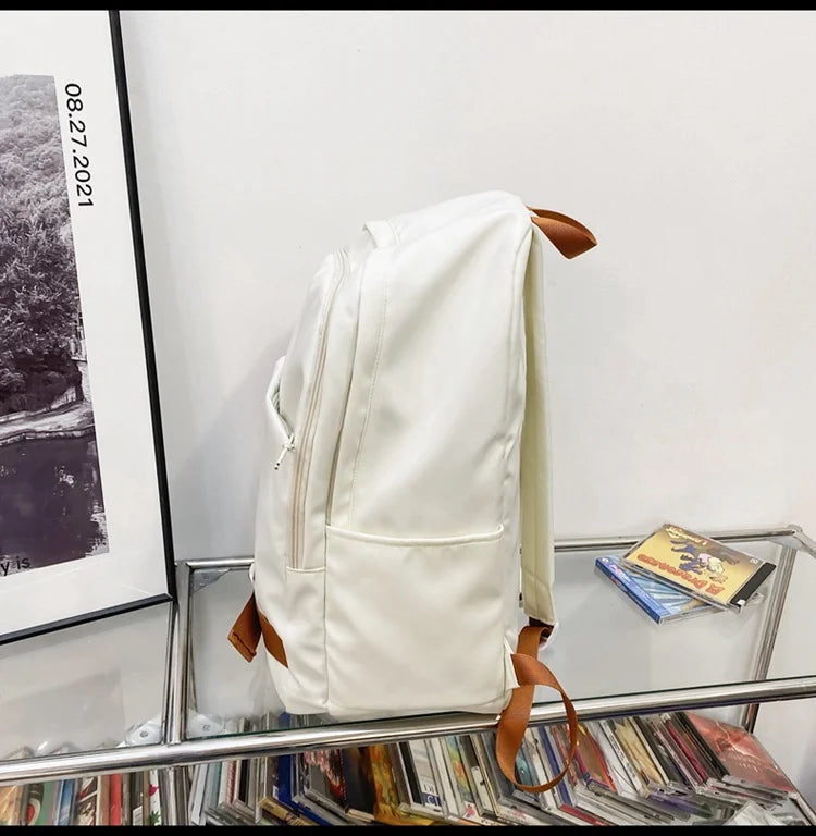 Versatile Leisure Hong Kong Style Schoolbags and Backpack