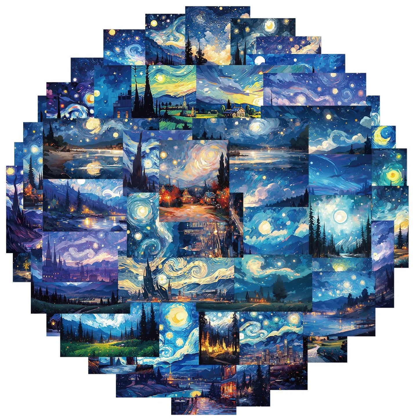 Van Gogh's Art Sky Series