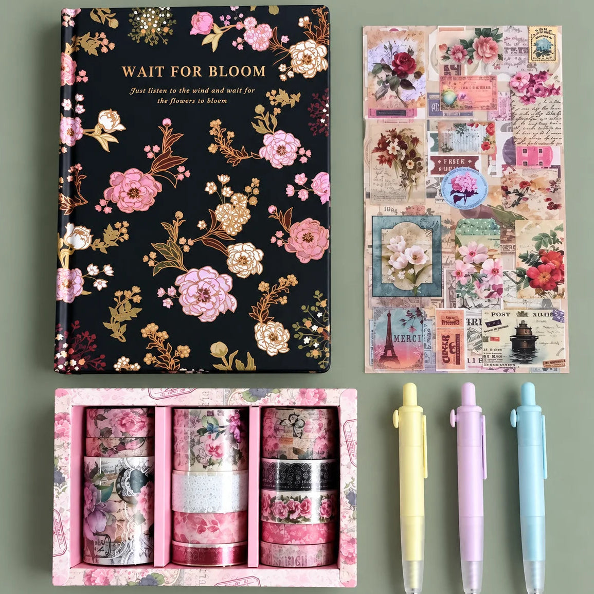 Dreamy Floral Journaling Set