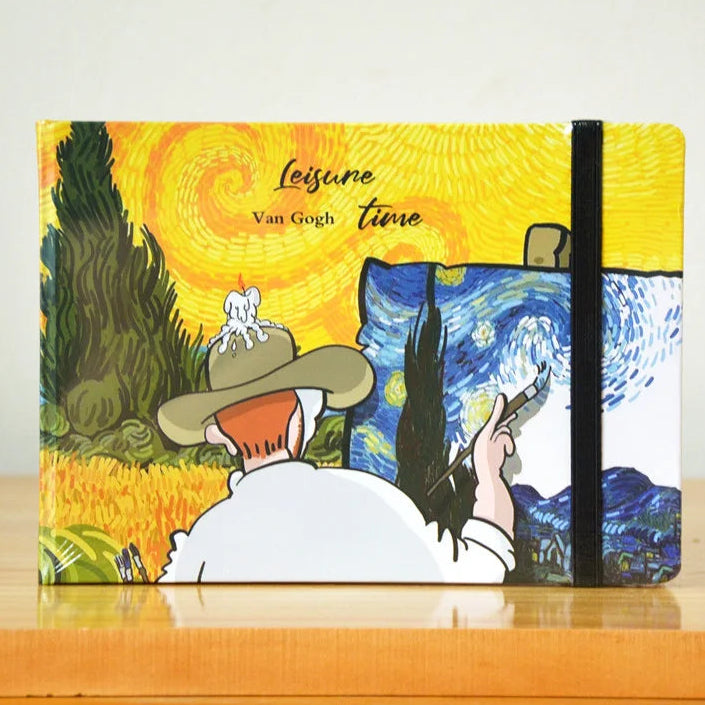 Vintage Landscape Van Gogh Art Hard Cover Sketchbook