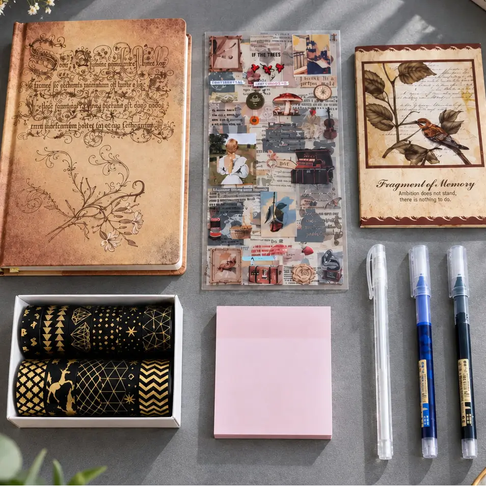 Vintage Journaling & Scrapbooking Essentials Set