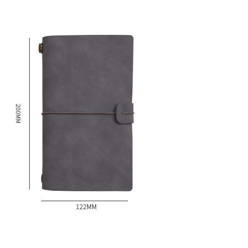 Vintage Travel Leather Binder Notebook Journal