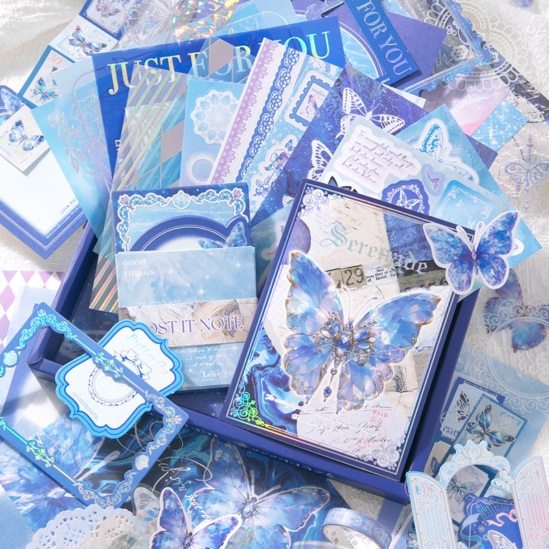 Retro Butterfly Journaling Kit Set