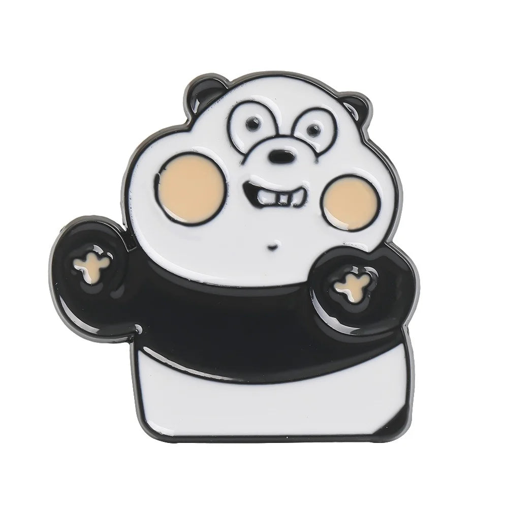 'We Bare Bears' Baby Bears Enamel Pins