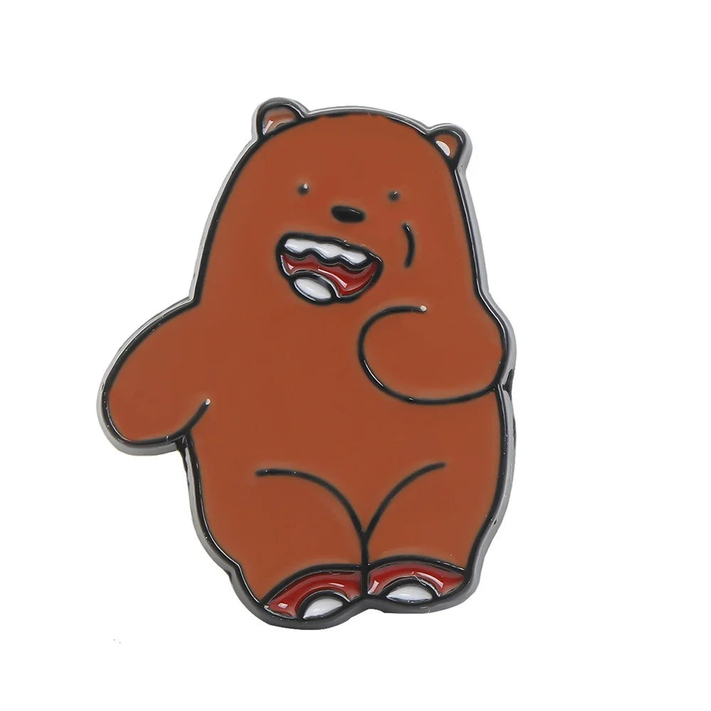 'We Bare Bears' Baby Bears Enamel Pins