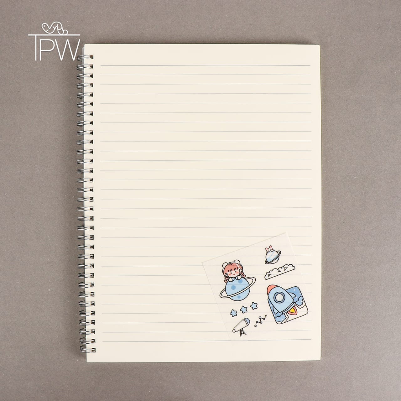 A4 Large Size Lined Notebook Notepad