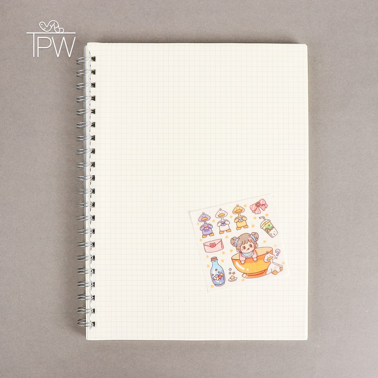 A4 Large Size Grid/Checked Notebook Notepad