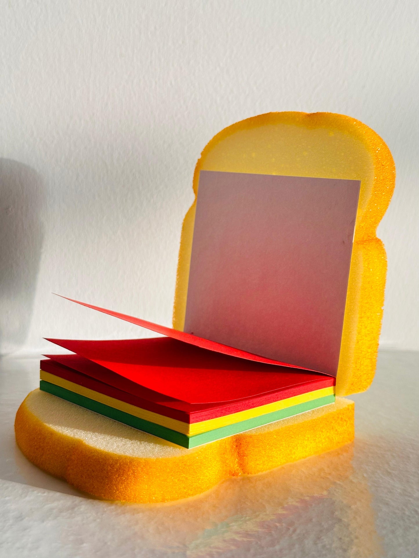 Soft Sandwich Shape Non-Sticky Note And Notepad