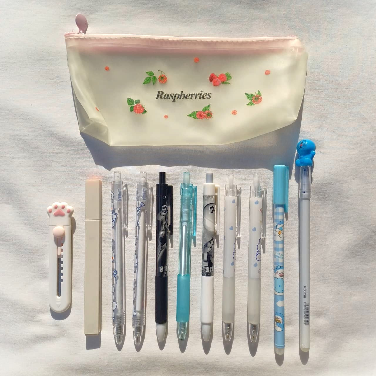 Raspberry Pouch Stationery Deal