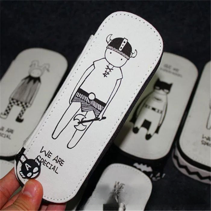 Canvas Creative Korean Boxed Pencil Case