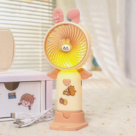 Labubu Portable Mini Fan rechargeable