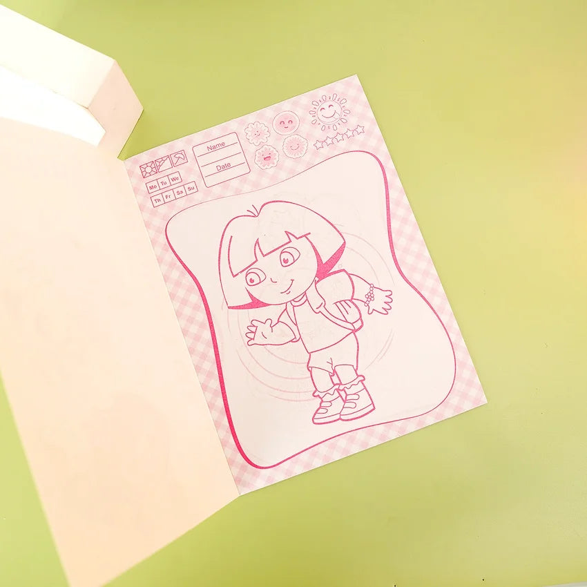 3D Coloring Drawing and Sticker Book