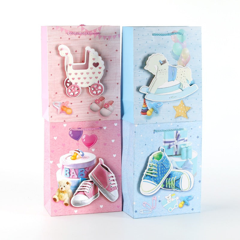 New 3D Born Baby Gift Bag