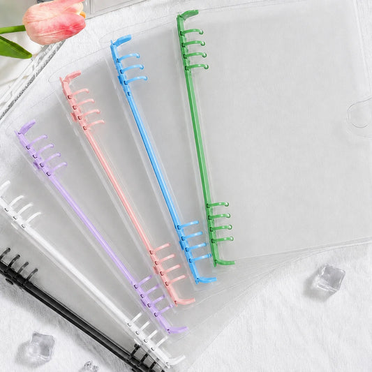 Transparent Loose Leaf Binder with Refillable Planner