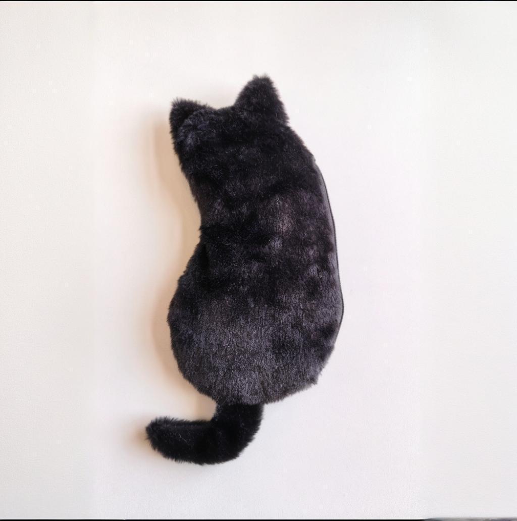 Stuffed Cat Plush Cat Shape Pencil Case