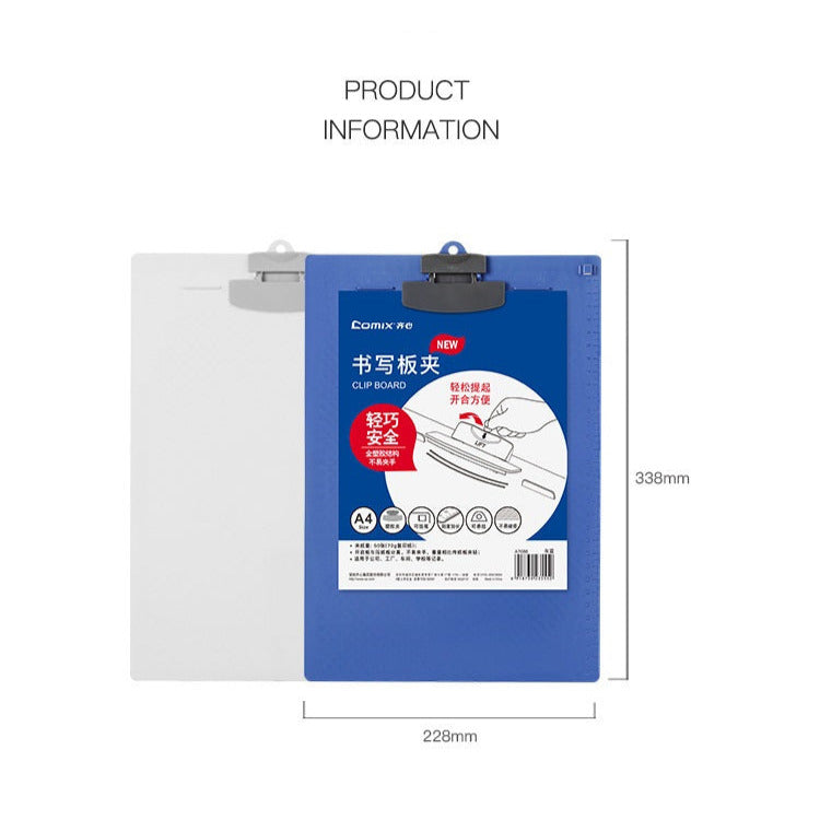 Comix Lift Lock Clamp Flexible Clipboard