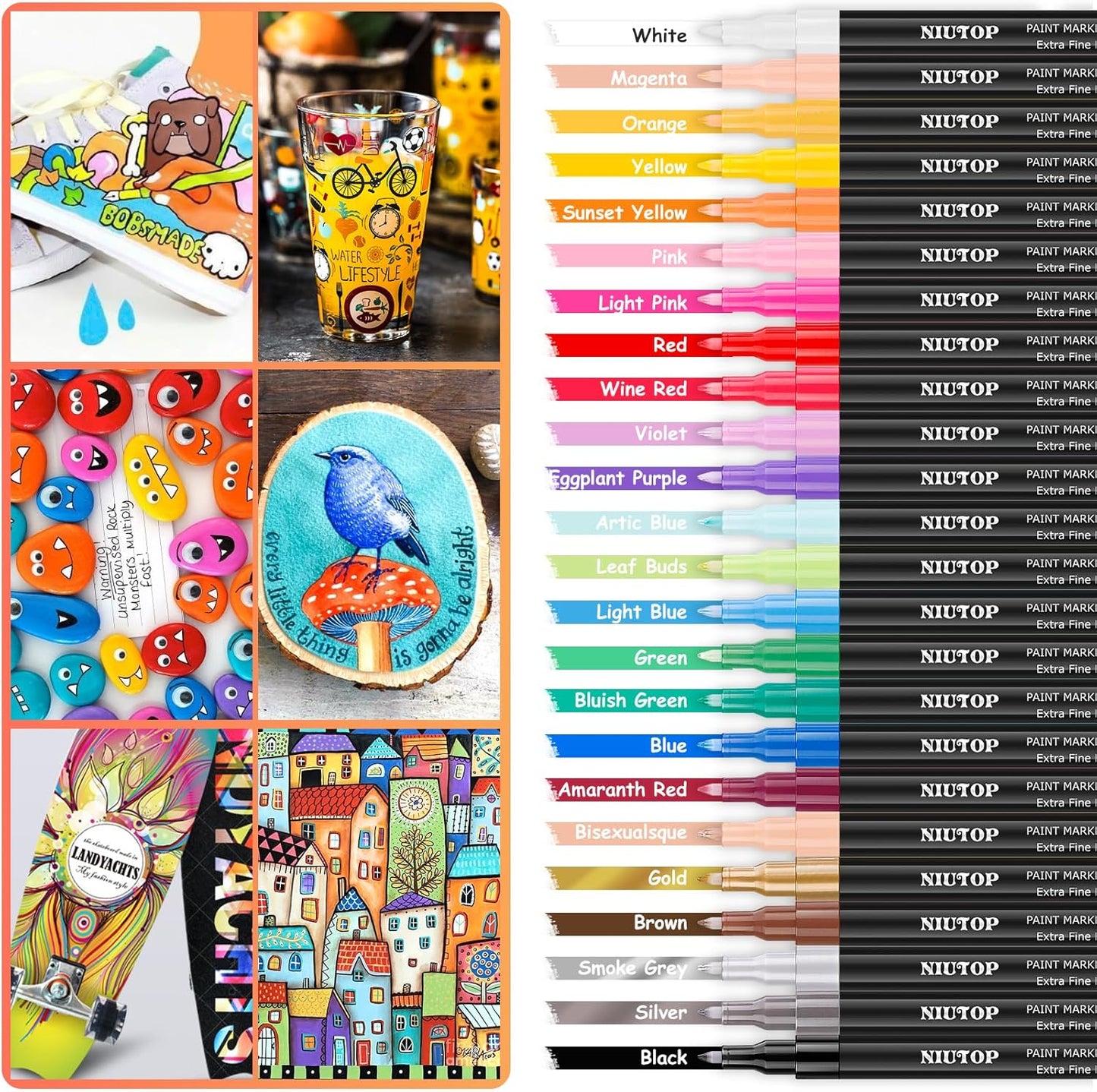 Niutop Metallic Marker Pen