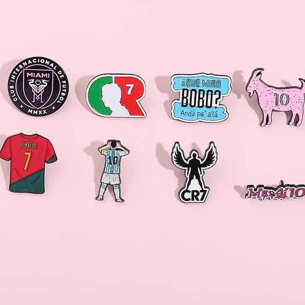 Football Fever Brooch Enamel Pins