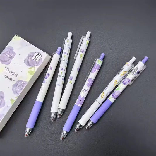 Floral Retractable Gel Pens