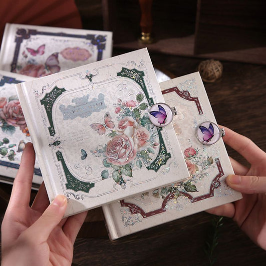 Rosses n Butterfly Square Designed Pages Planner Journal