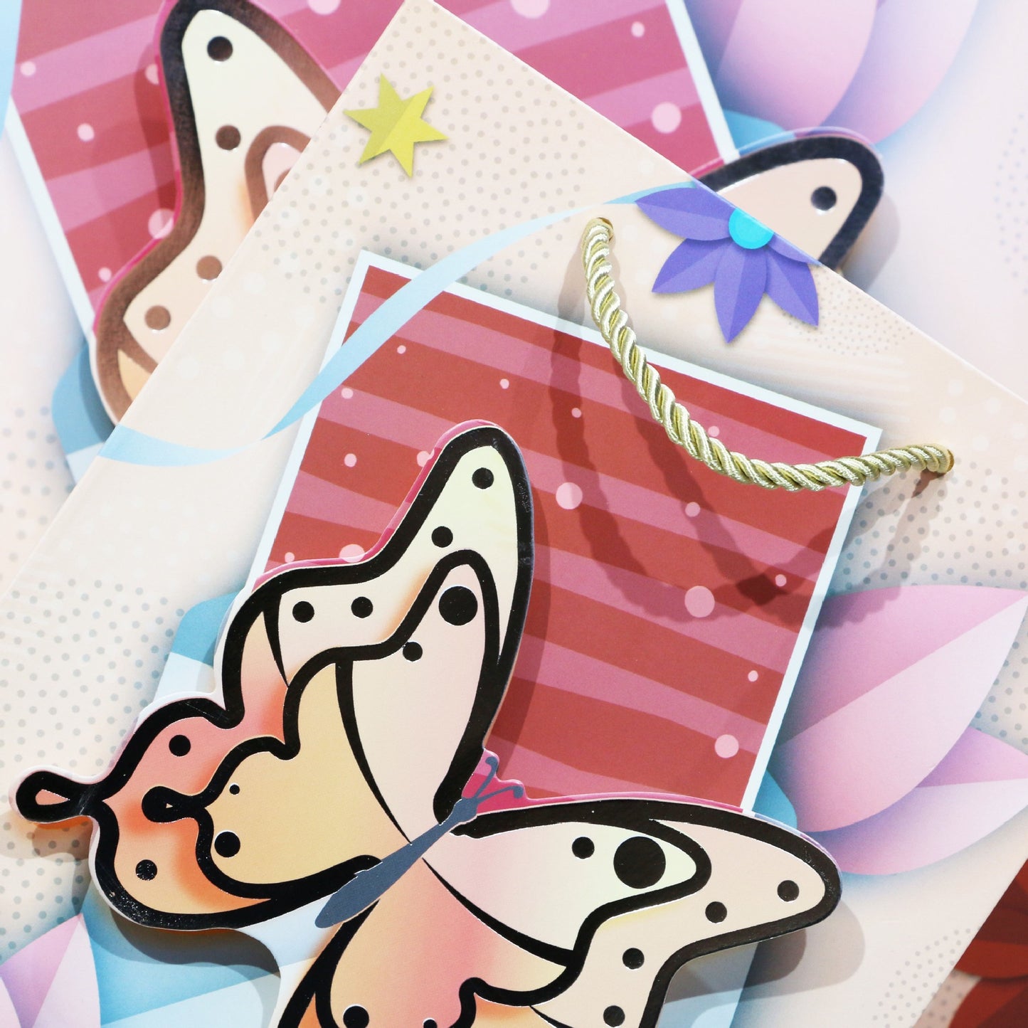 3D Butterfly Gift Bags